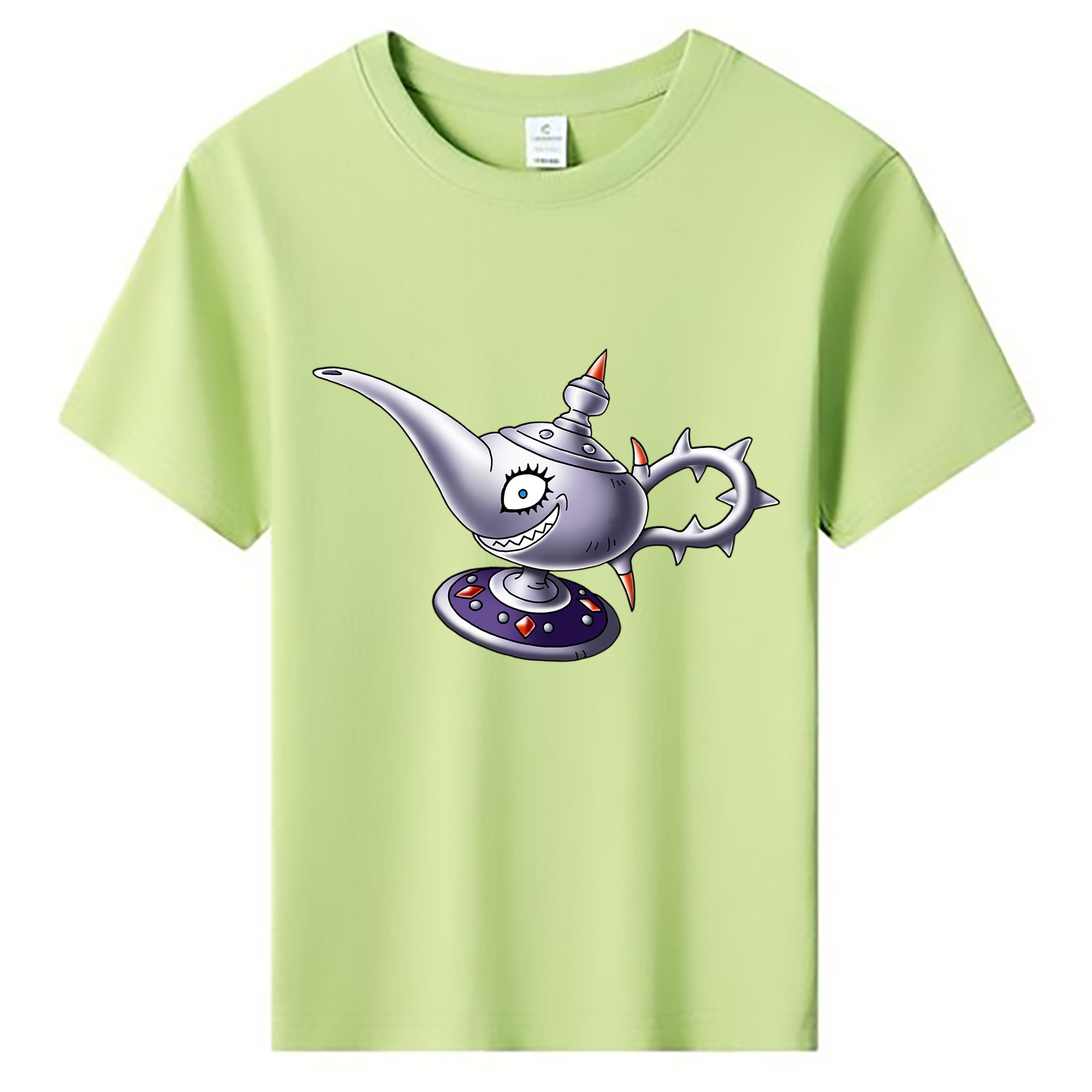 （画像用） ドラゴンクエスト Doragon Kuesuto Dragon Quest 綿100％キッズTシャツ（フロントプリント）